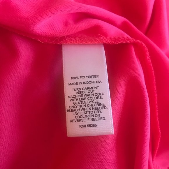 Express Peach/Coral Flowy Dress - Picture 9 of 9